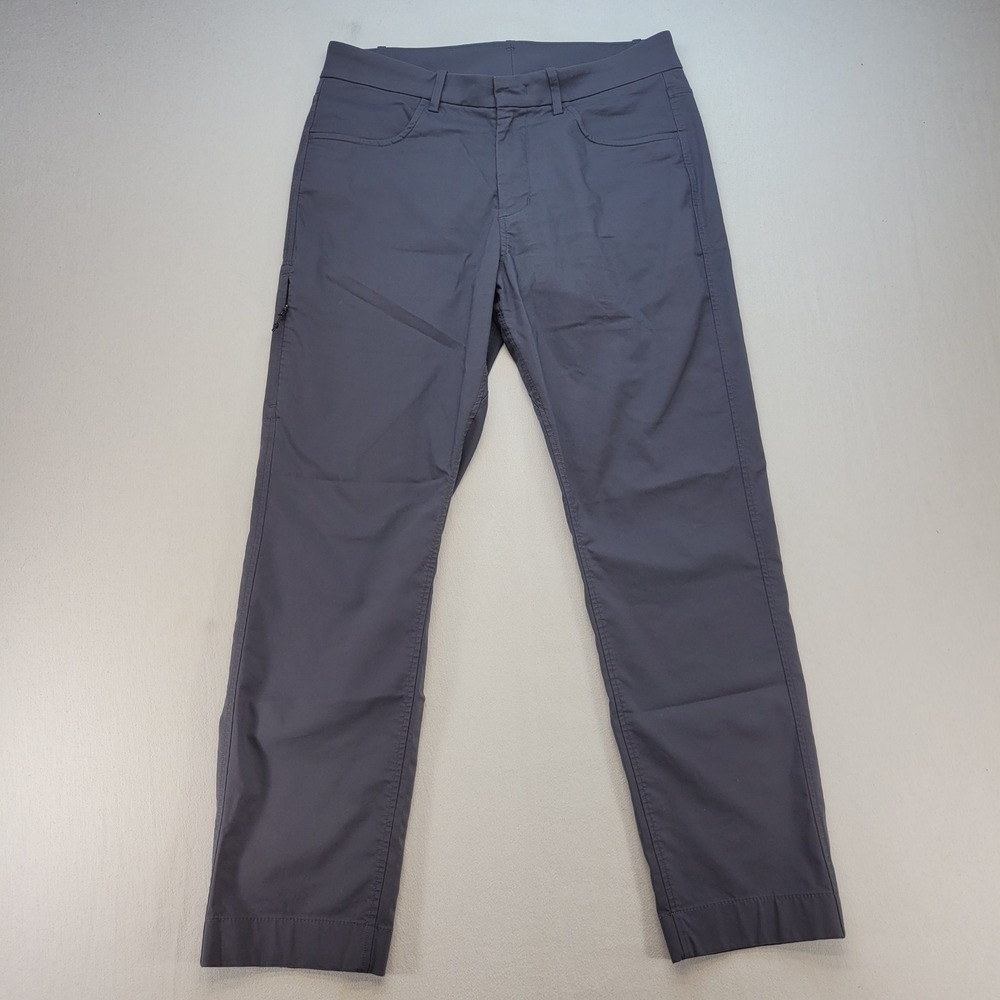 Kit and Ace Technical Pants Mens 32x28 Gray Casual Stretch Commuter Trousers